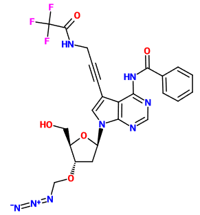 (image for) MC005529 3'-O-Azidomethyl-7-TFA-ap-7-deaza-dA